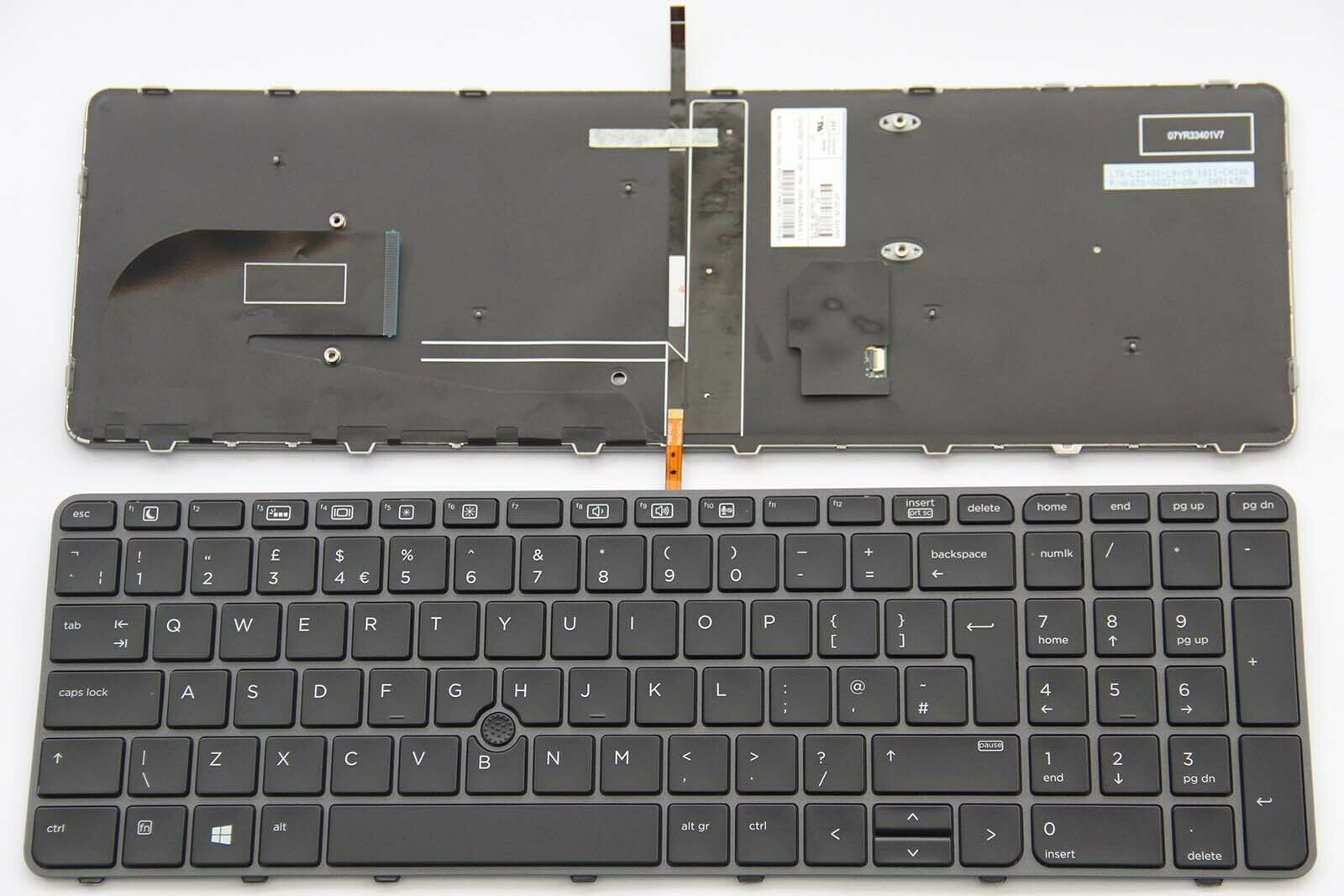 Klaviatūra HP EliteBook 755 G3 850 G3 850 G4 ZBook 15u G3 G4
