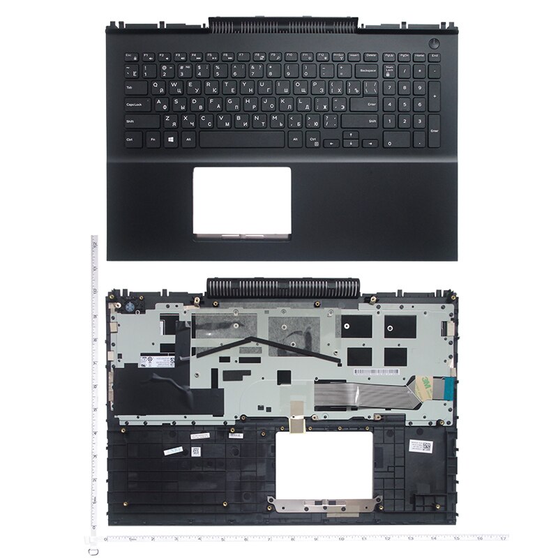 Klaviatūra Dell Inspiron 15 7000 7566 7567   su palmrestu