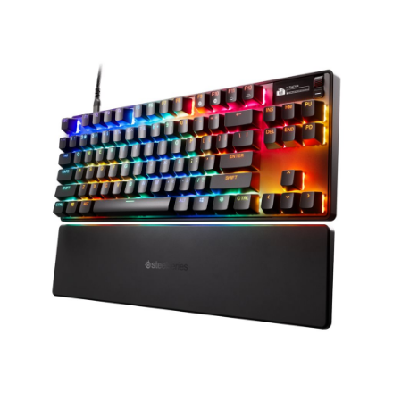 Klaviatūra SteelSeries Apex Pro TKL Gen 3  Gaming keyboard  Wired  US  Black  USB-C  OmniPoint