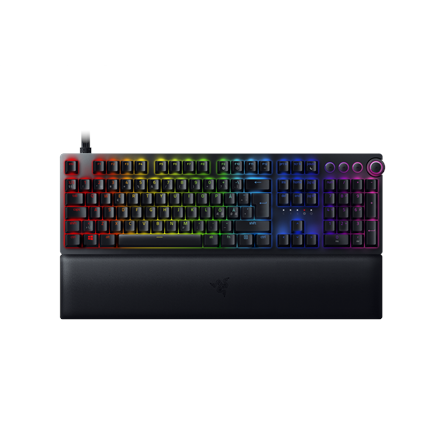 Klaviatūra Razer Huntsman V2, Optical, Analog Switch, RGB LED light, NORD, Black, Wired