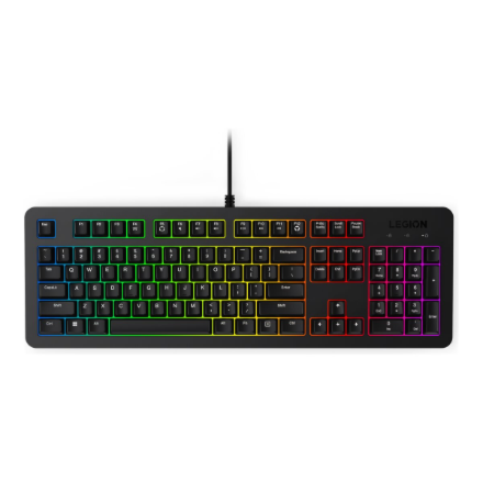Klaviatūra Lenovo Legion K310 RGB  Gaming Keyboard  Wired  Nordic  Membrane