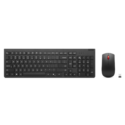 Klaviatūra Lenovo Essential  Keyboard and Mouse Combo  Wireless  Russian/Cyrillic  Black  2.4 G