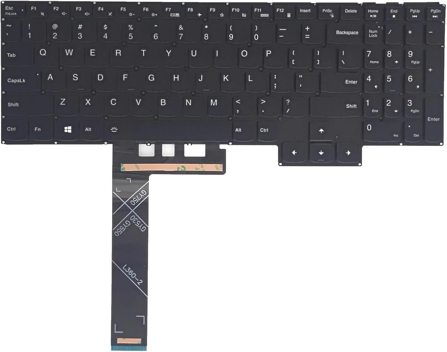 Klaviatūra Lenovo Ideapad Gaming 3-15ARH05