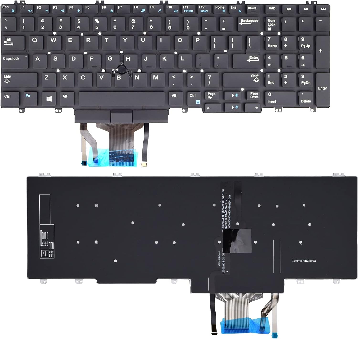 Klaviatūra Dell Precision 3530 7530 7540 E7530