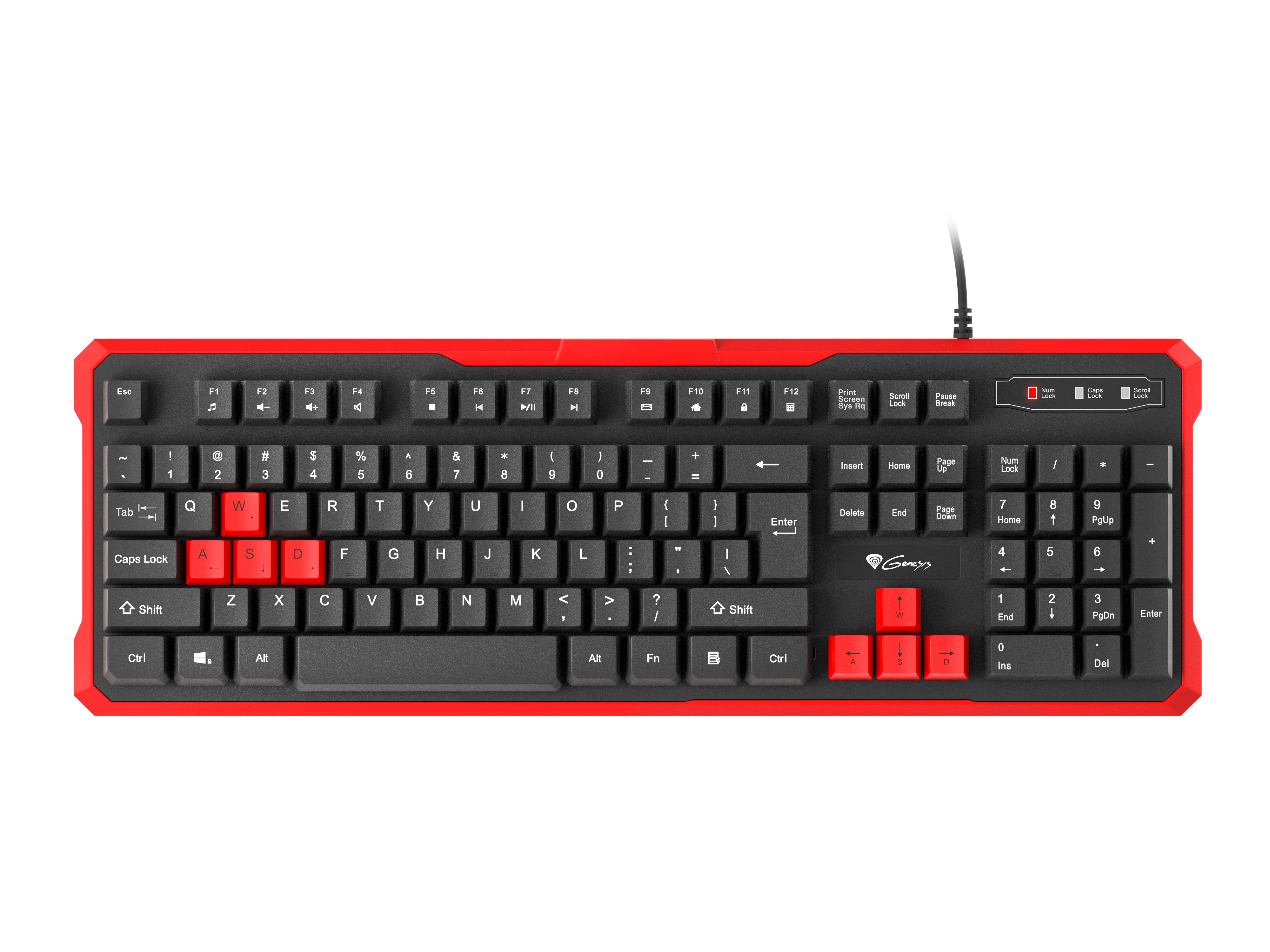 Žaidimų klaviatūra Genesis NKG-0939 EN gaming