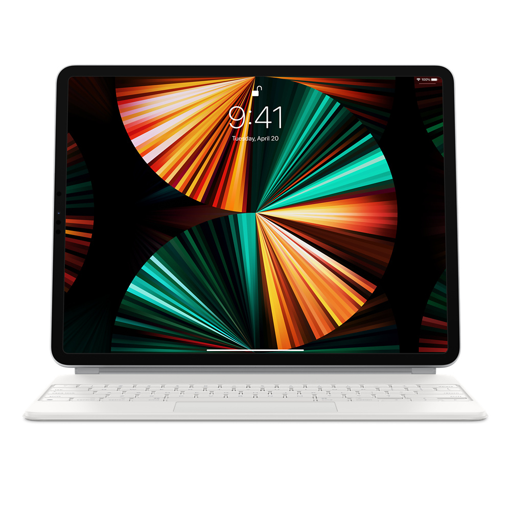 Klaviatūra Apple Magic Keyboard skirta 12.9-inch iPad Pro (3rd,4th,5th gen) SE, Smart Connector, White