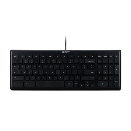 Klaviatūra Acer AKW900  Keyboard  Wired  US International  Black  USB