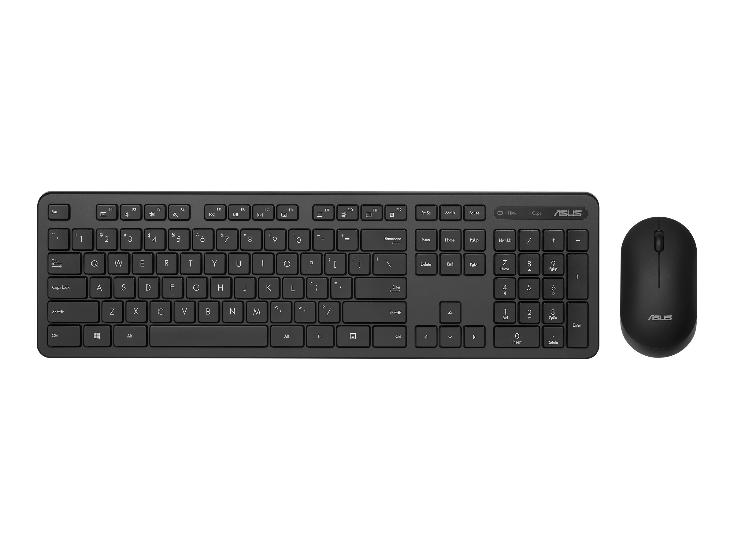 Klaviatūra ir pelė Asus CW100, 2.4GHz, juoda