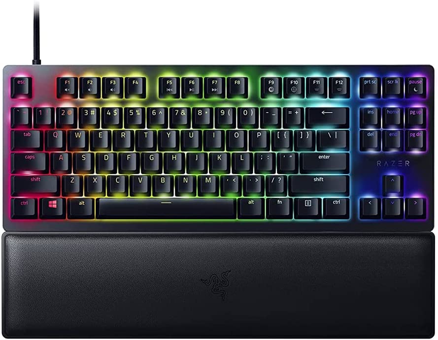 Razer Huntsman V2 Tenkeyless Purple Switch, US, juodas - RZ03-03940300-R3M1