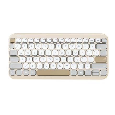 Klaviatūra Asus Marshmallow KW100  Keyboard  Wireless  US International  Oat Milk  Bluetooth