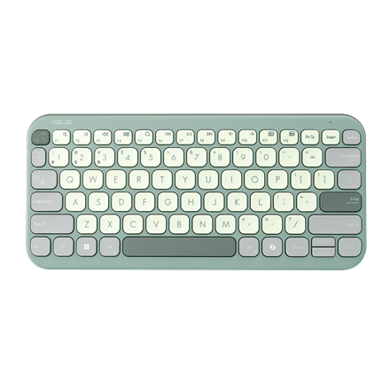 Klaviatūra Asus Marshmallow KW100  Keyboard  Wireless  US International  Green Tea Latte  Bluet