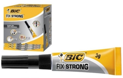 Bic Stiprios fiksacijos klijai FIX STRONG 3 g, 12vnt. 9048261