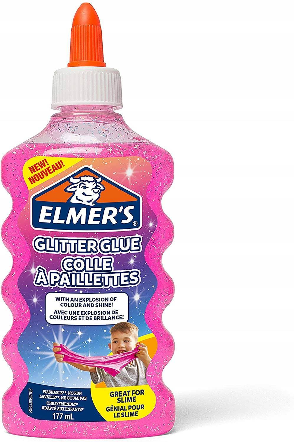 Elmer's blizgučių klijai rožinės spalvos - 2077249