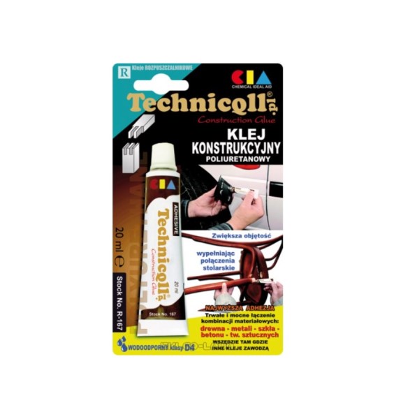 Konstrukciniai Klijai TECHNIQLL R-167, 20 ml