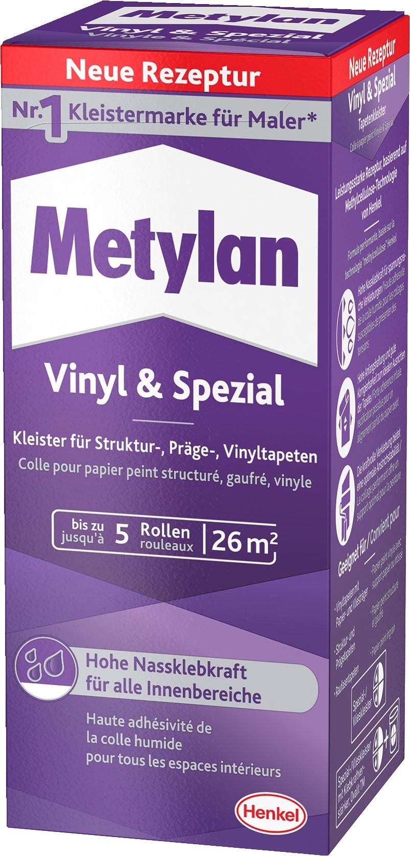 Klijai tapetams Metylan Vinyl Spezial 180g