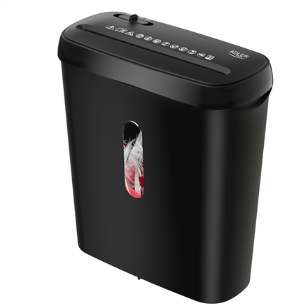 Popieriaus smulkintuvas Paper Shredder  AD 1039  Black  8 L  70 dB  Strip-cut