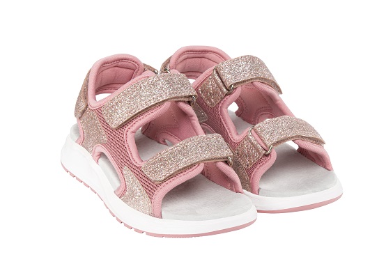 Naujiena! Viking basutės Anchor Glitter Sandal 3V. Spalva šviesiai rožinė