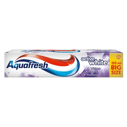 Dantų pasta AQUAFRESH ACTIVE WHITE, 125 ml