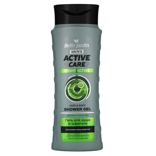 Vyriškas plaukų šampūnas-dušo želė BELLE JARDIN SPORT ACTIVE 2 IN 1, 420 ml