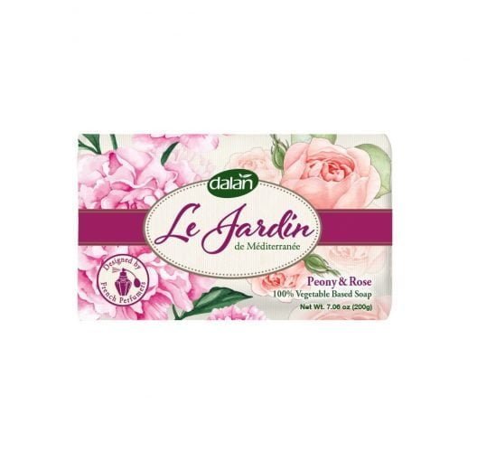 Tualetinis muilas DALAN LE JARDIN PEONY & ROSE, 200 g