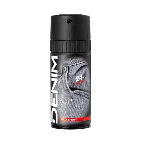 Vyriškas purškiamas dezodorantas DENIM BLACK, 150 ml