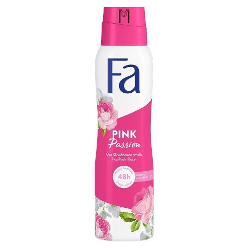 Moteriškas dezodorantas FA PINK PASSION, 150 ml