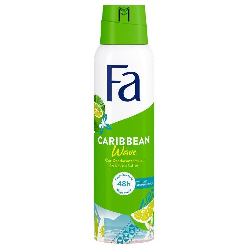 Moteriškas dezodorantas FA CARIBBEAN WAVE, 150 ml