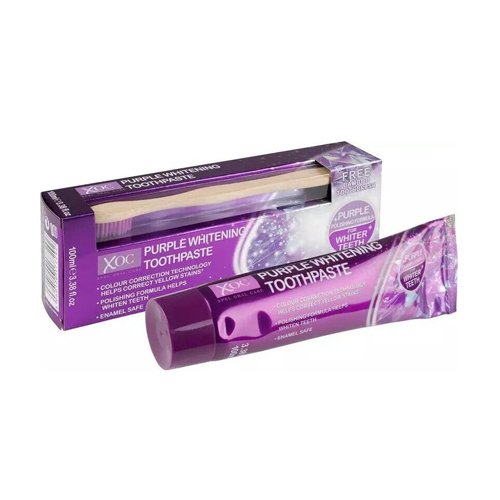 Dantų pasta XOC PURPLE WHITENING TOOTHPASTE, 100 ml