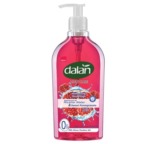 Skystas muilas DALAN 2 IN 1 MICELLAR WATER & SWEET POMEGRANATE, 400 ml