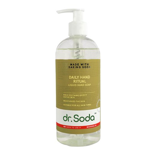 Skystasis rankų muilas su soda DR. SODA DAILY HAND RITUAL, 400 ml