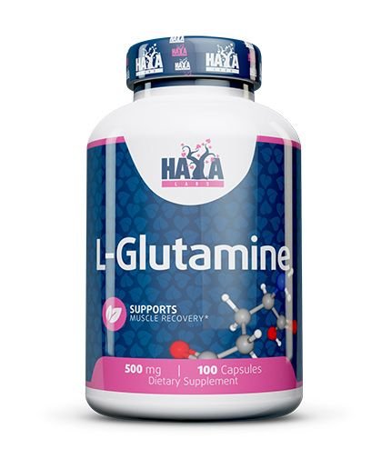 Haya Labs L-Glutamine 100 kaps. (L-Glutaminas)