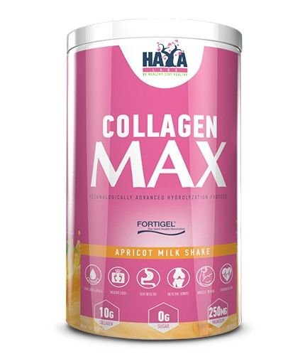Haya Labs Collagen Max (kolagenas) 390 g. - Abrikosų skonis