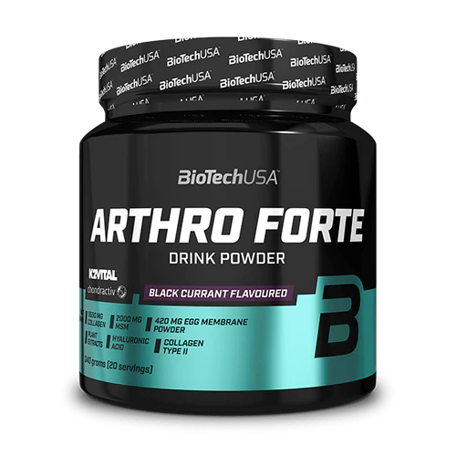 BioTech Arthro Forte drink powder, 340 g - Black Currant skonis