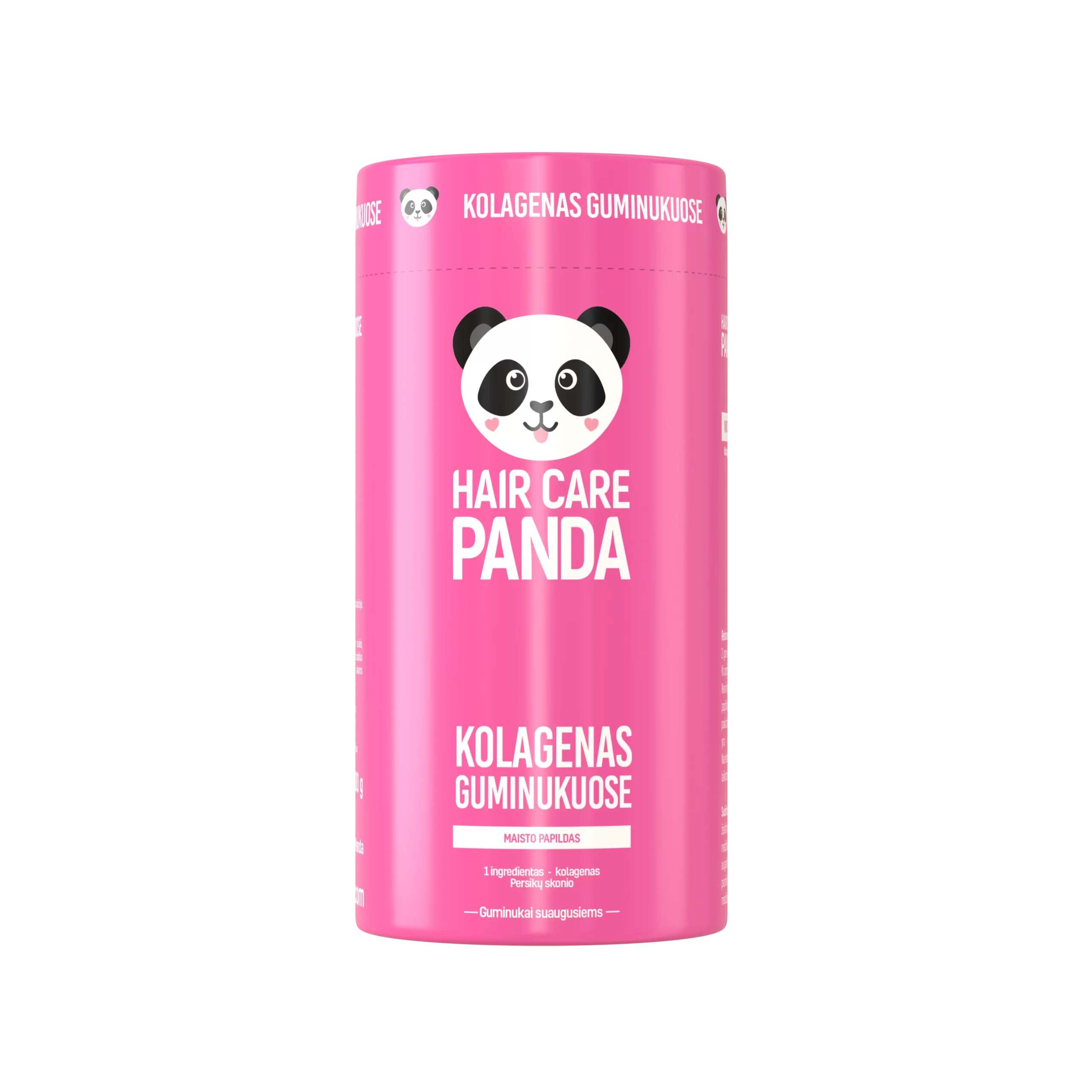 HAIR CARE PANDA Kolagenas guminukuose, 60 guminukų