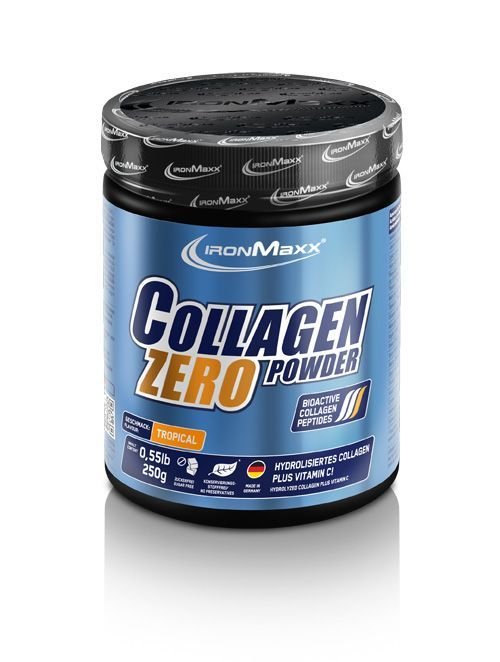 IronMaxx Collagen Zero powder, 250 g - Tropical skonis