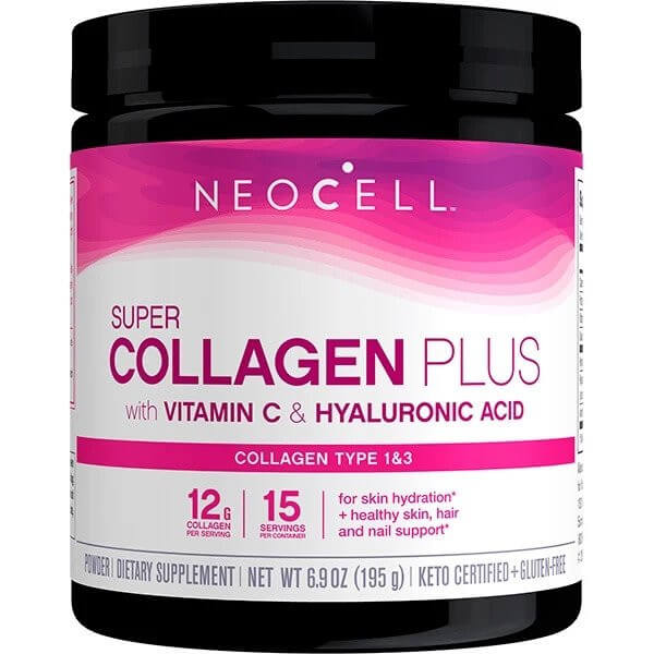 NEOCELL Super Collagen Plus with Vitamin C & Hyaluronic Acid - 195g