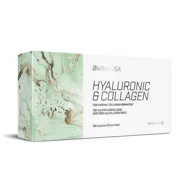 BIOTECH Hyaluronic & Collagen - 120 kaps.