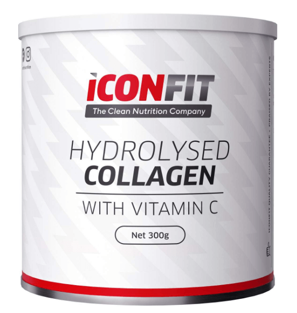 ICONFIT Collagen + Vitaminas C (Hidrolizuotas Kolagenas) - 300g