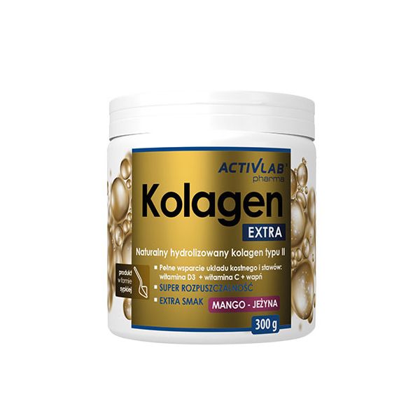 ACTIVLAB Kolagen Extra - 300g Braškė/avietė