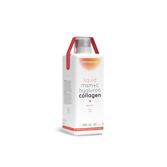 NUTRIVERSUM Liquid MSM+C Hyaluron Collagen - 500ml Mango