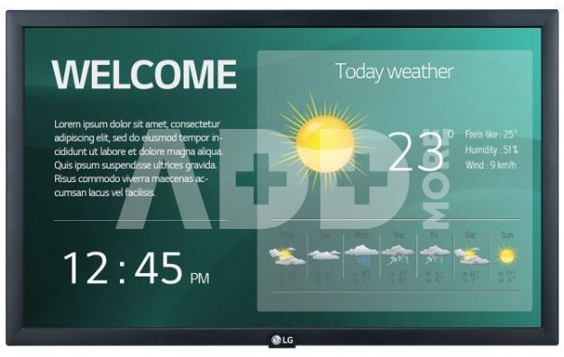 LG 22SM3G-B 21.5“ 1920x1080/250cd/m2/14ms/ HDMI USB | LG | 22SM3G | 21.5 " | Landscape | 16/7 | WebOS | 250 cd/m² | 14 ms | 178 ° | 178 °