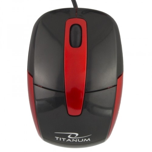 "Titanium TM108K 3D WIRED OPTICAL MOUSE USB BLACK