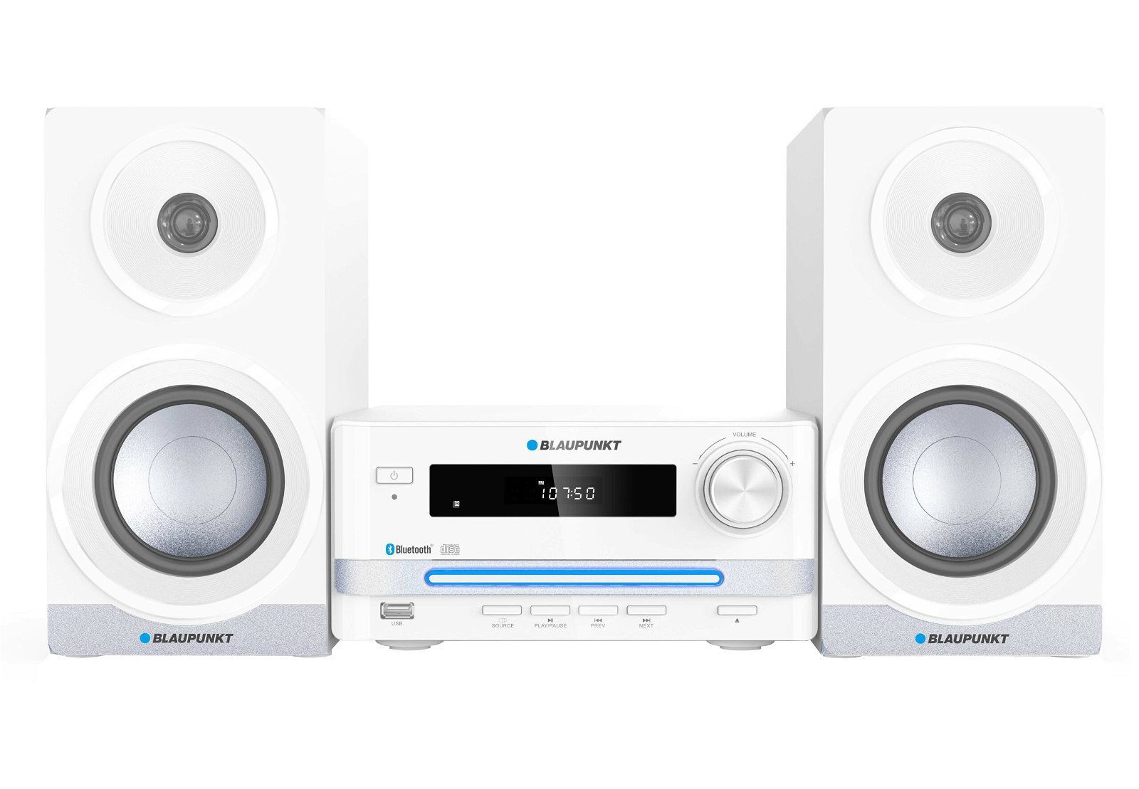 Muzikinis centras Blaupunkt MS16BT Edition, 45 W, balta