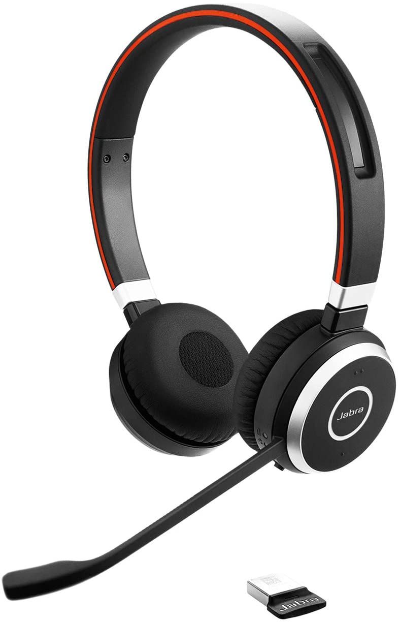 Belaidės ausinės Jabra Evolve 65 SE Link 380a MS, juoda