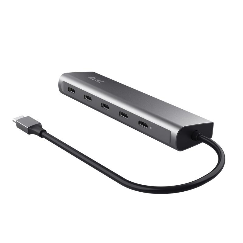 USB šakotuvas I/O USB-C 5PORT HALYX 25136 TRUST