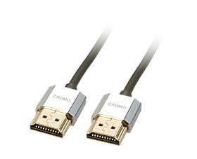 Laidas Lindy Slim High HDMI 2.0 Male, HDMI 2.0 Male, 0.5 m, juoda