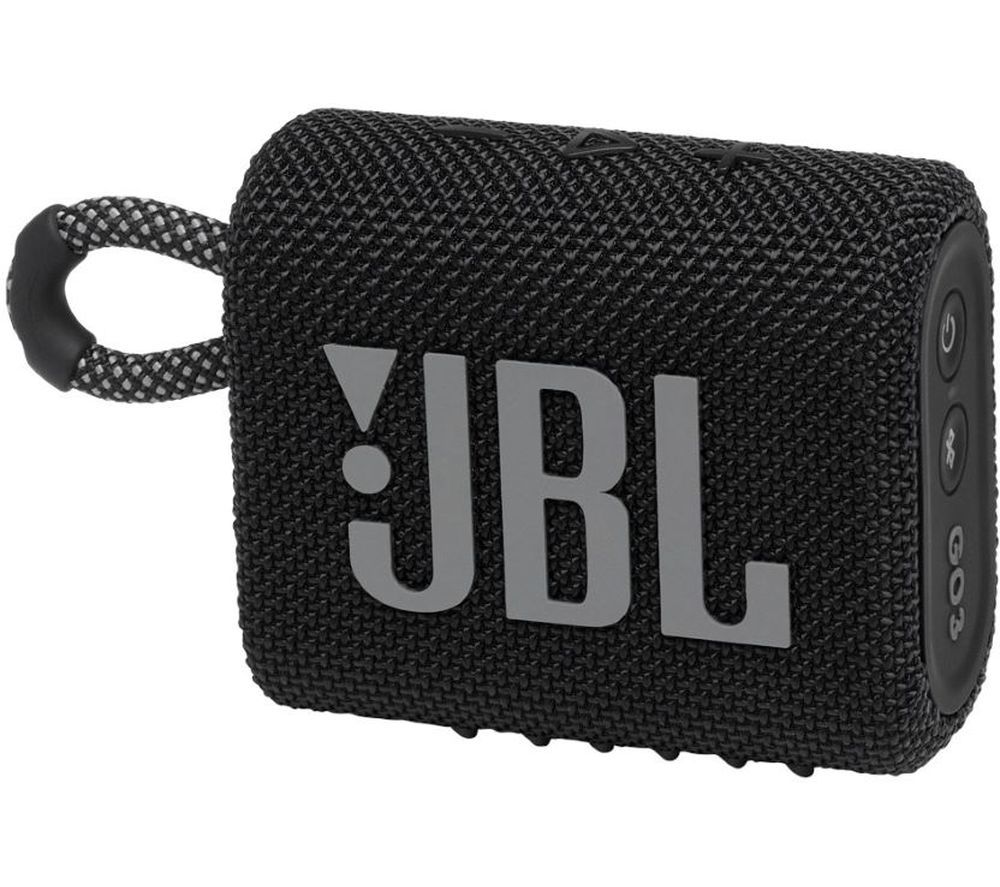 Belaidė garso kolonėlė JBL GO3BLK, Juoda