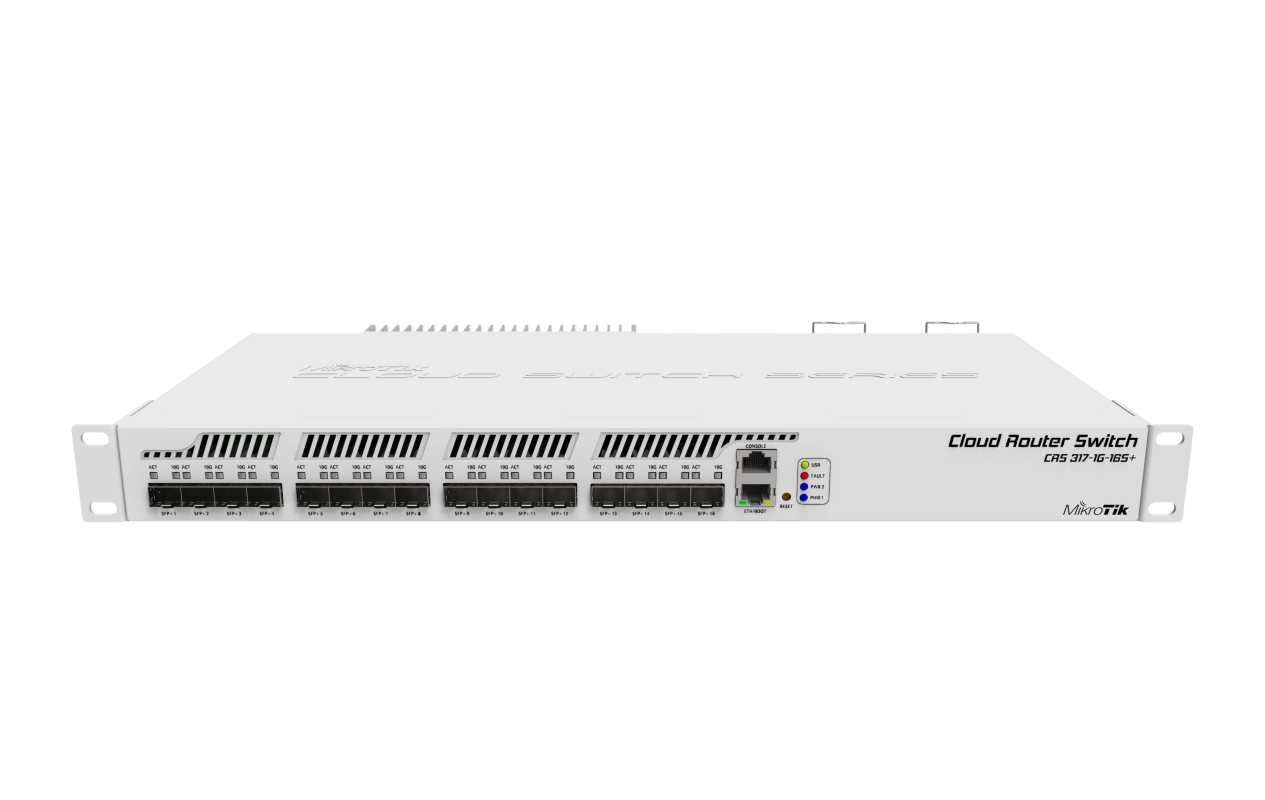 MIKROTIK Cloud Router Switch (CRS317-1G-16S+RM) (Licencijos lygis 6)