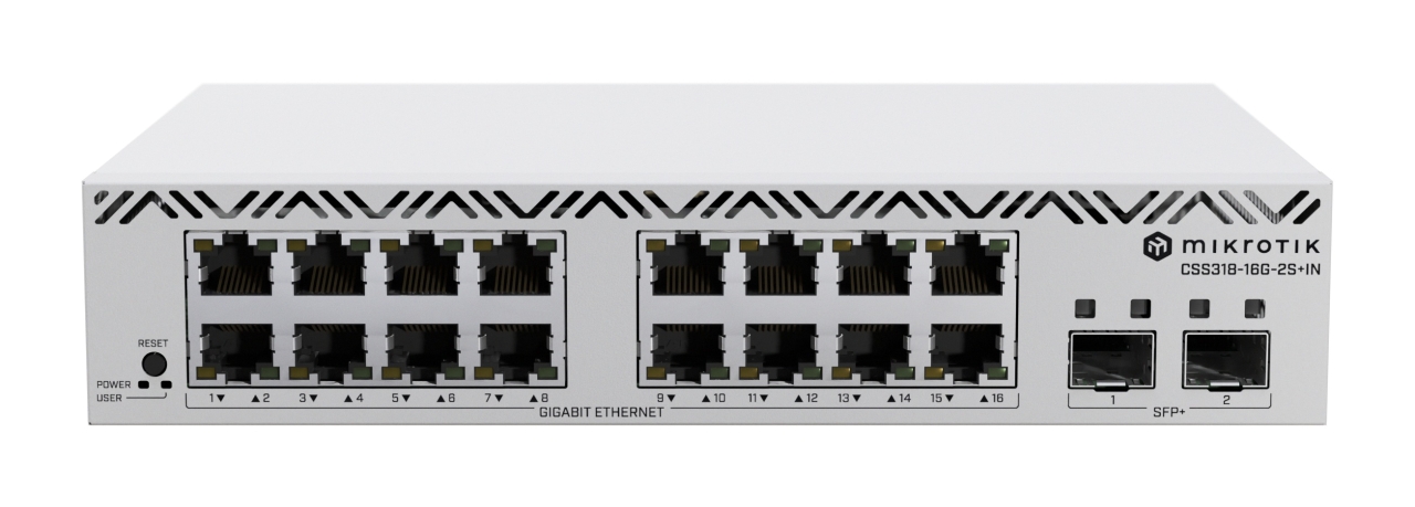 MIKROTIK Cloud Smart Switch valdomas Komutatorius (CSS318-16G-2S+IN)