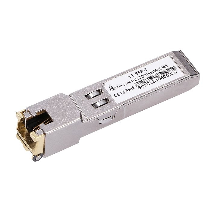 EXTRALINK SFP modulis RJ45 1.25G 100M (100/1000BASE-T)(EL-SFP-RJ45-1G)